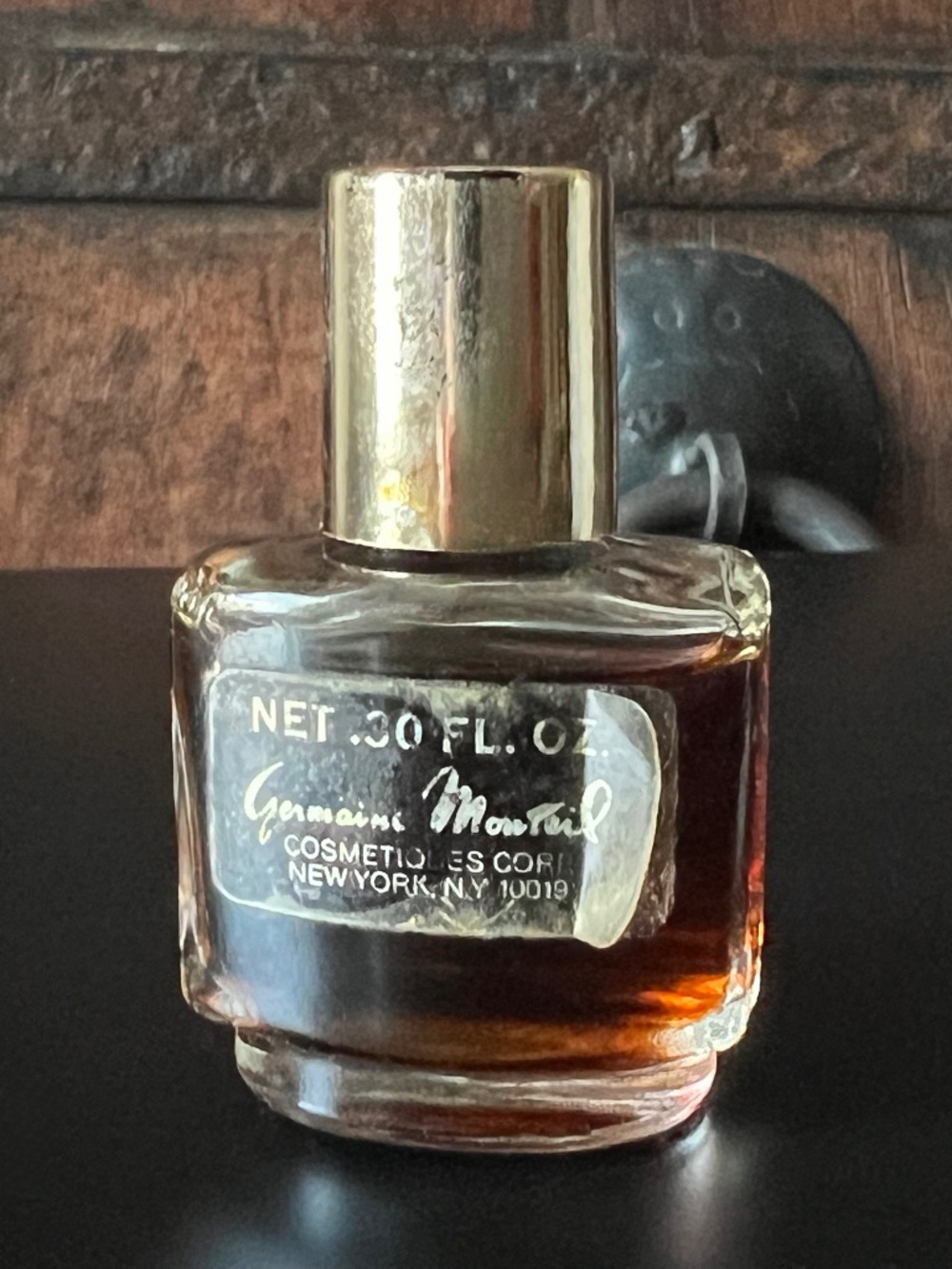 Germaine Monteil Royal Secret Mini Pure Parfum .30 fl oz/9 ml~Vintage/Rare!